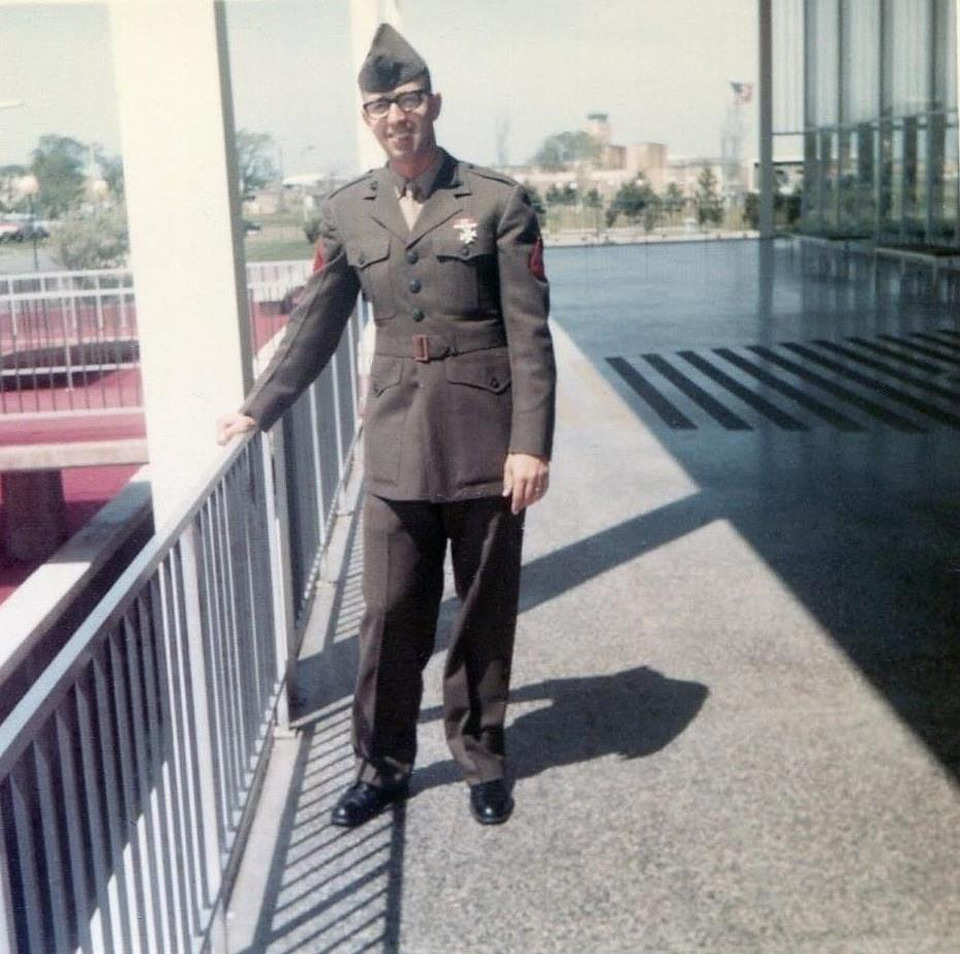 Derl Horn in dress uniform