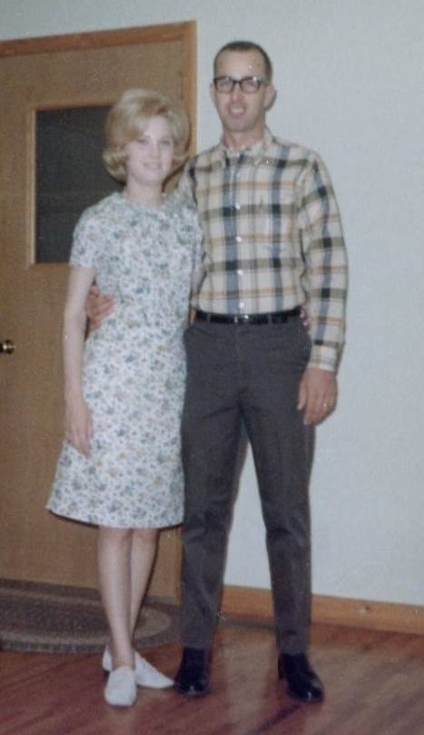 Derl and Marilyn, newly married